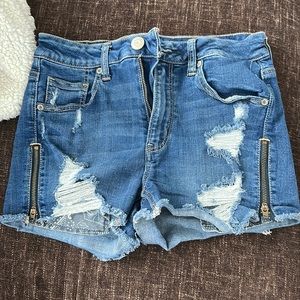 american eagle side zip shorts Size 4